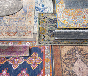Yorkana Distressed Blue Rug - Clearance