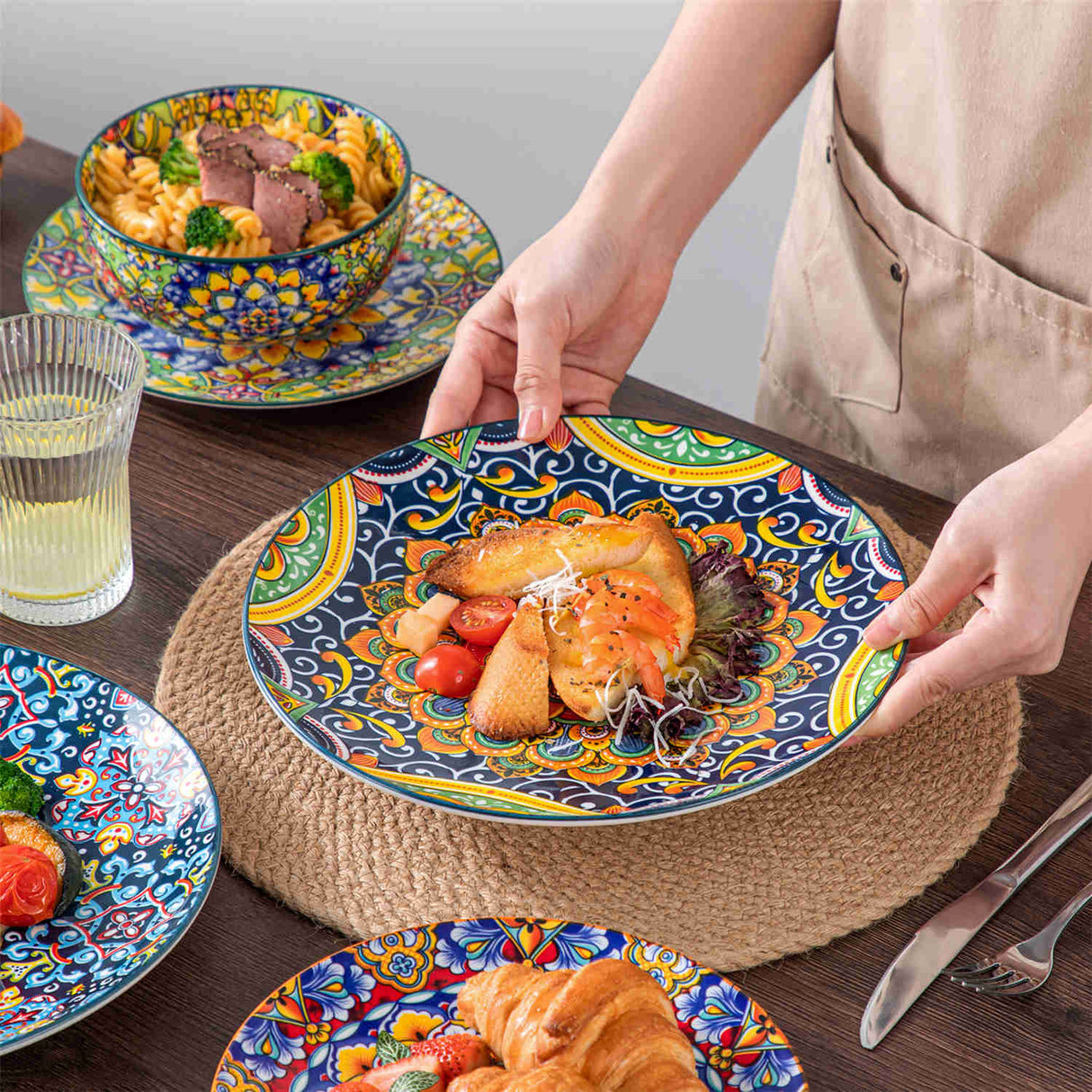 Simi 12 Piece Dinnerware Set