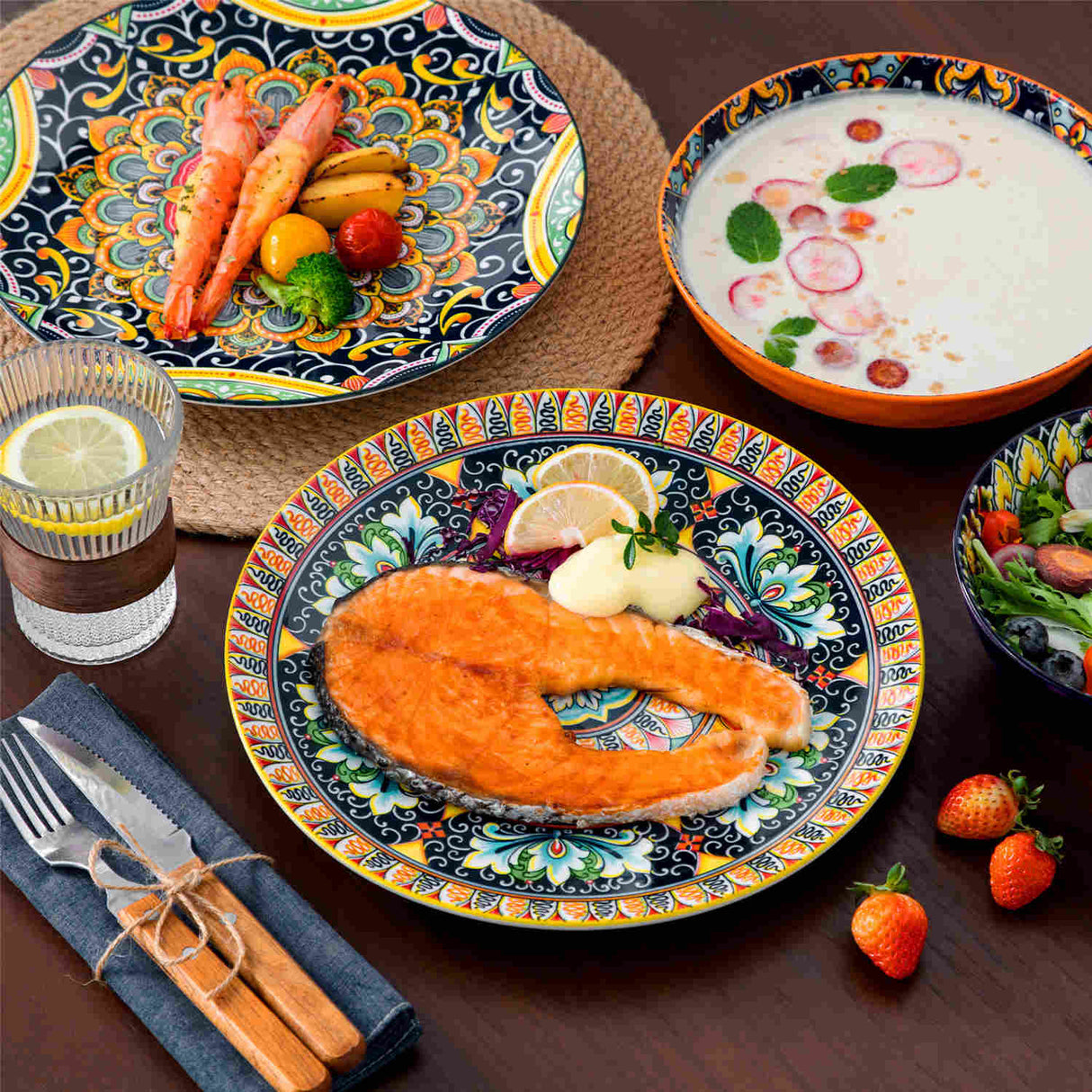 Simi 18 Piece Dinnerware Set