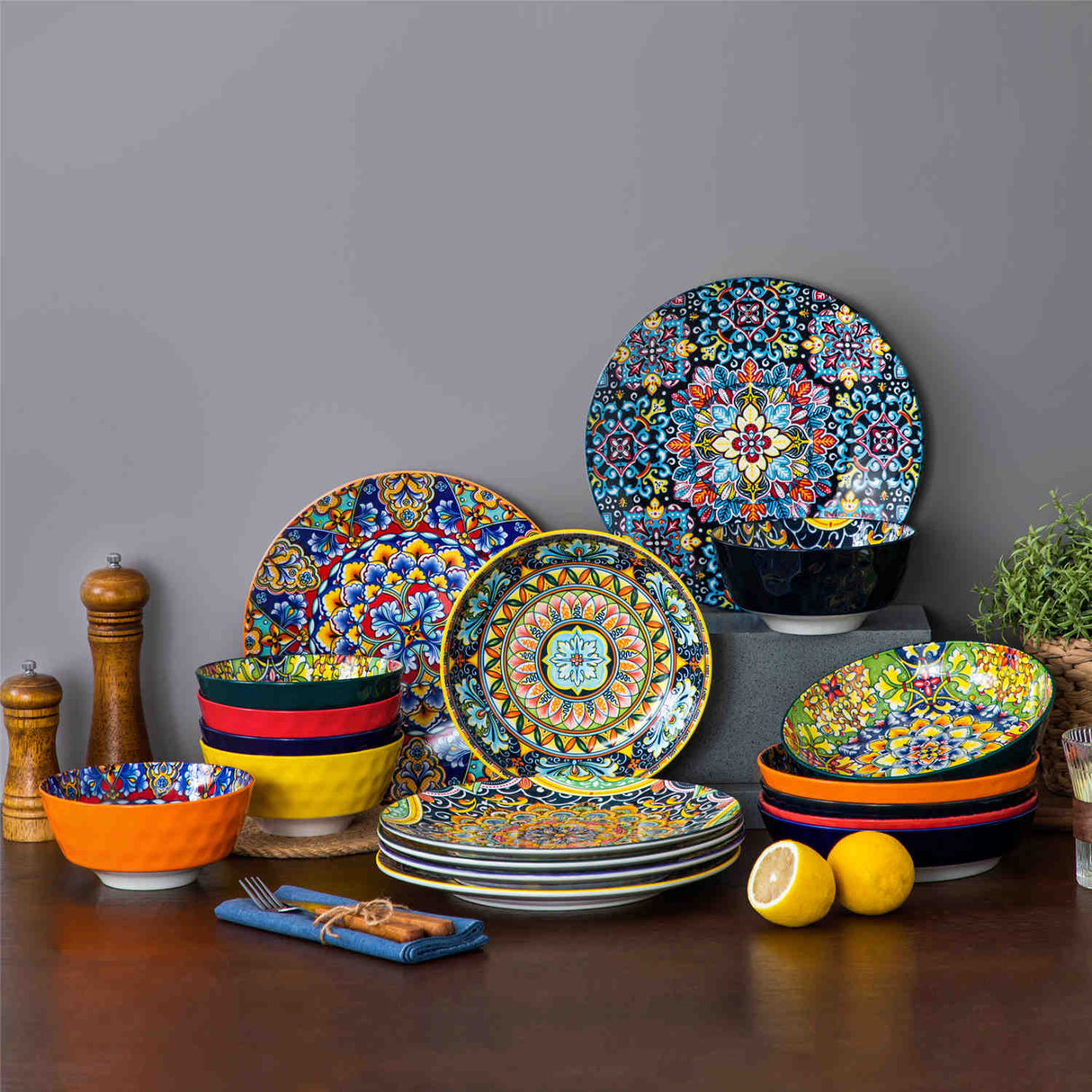 Simi 18 Piece Dinnerware Set