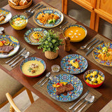 Simi 24 Piece Porcelain Dinnerware Set