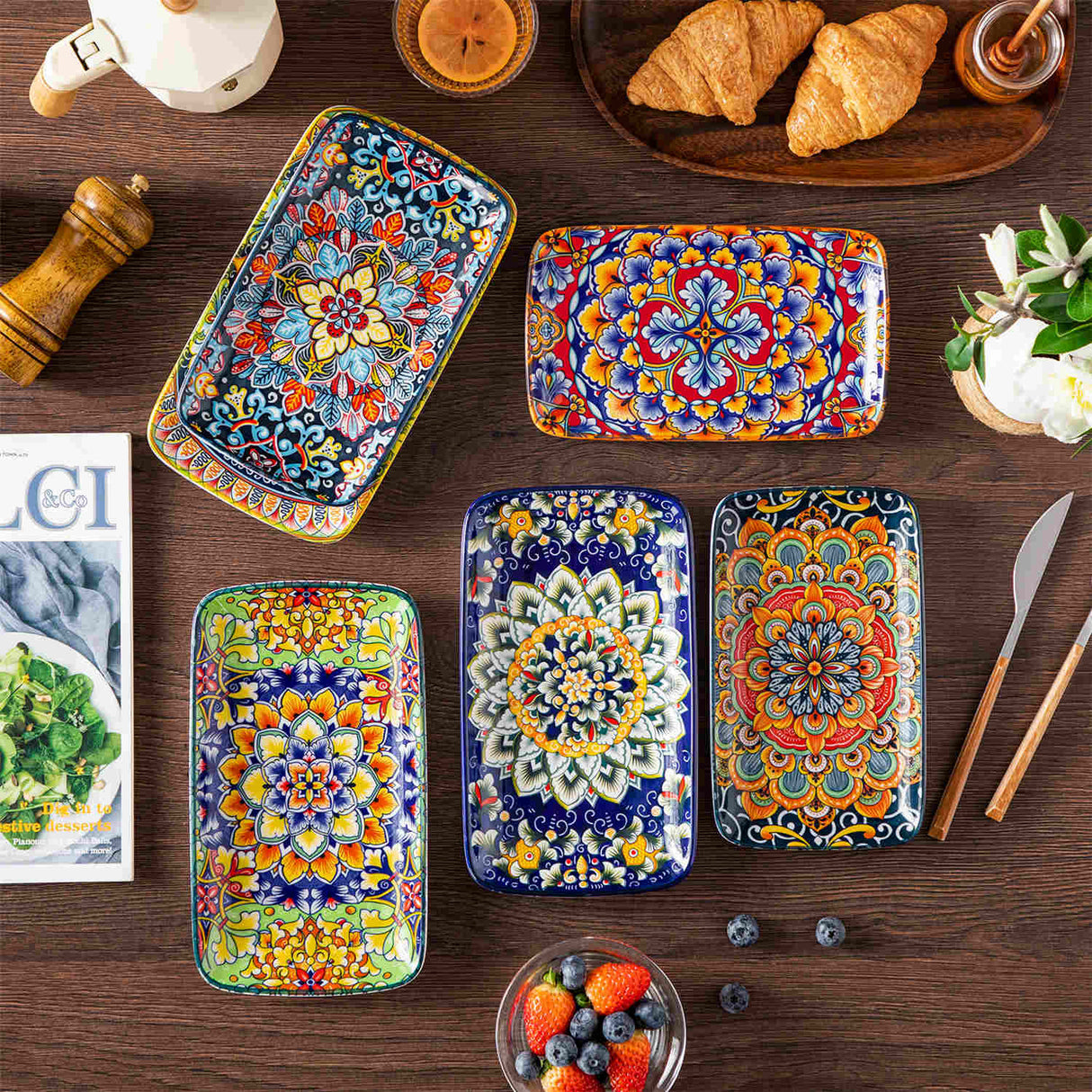 Simi Serving Platters Set of 6