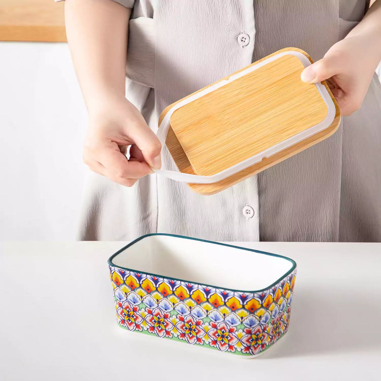 Simi Butter Dish with Lid