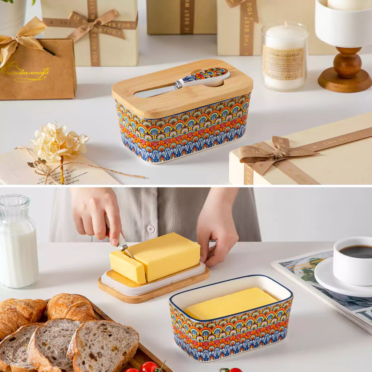 Simi Butter Dish with Lid