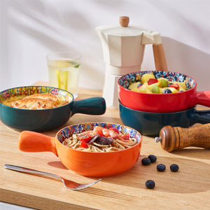 Simi Soup Bowls with Handles Set of 4