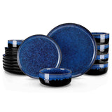 Starry Lipped-Edge 18 Piece Dinnerware Set