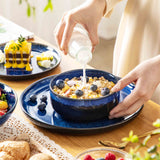 Starry Lipped-Edge 24 Piece Dinnerware Set