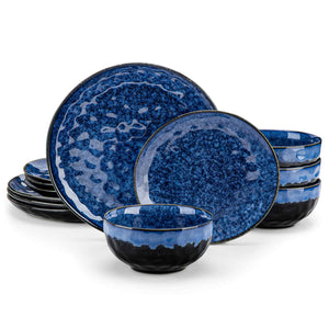 Starry 12 Piece Petite Stoneware Dinnerware Set
