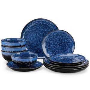 Starry 12 Piece Petite Stoneware Dinnerware Set
