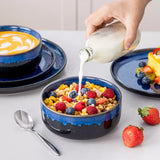 Starry Lipped-Edge 12 Piece Dinnerware Set