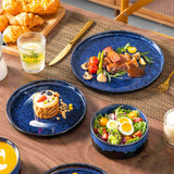 Starry Straight-Edge 12 Piece Dinnerware Set