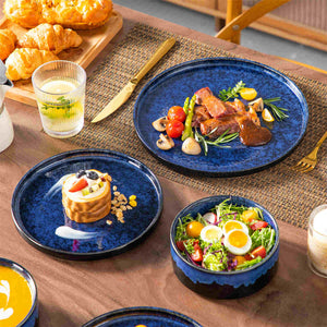 Starry Straight-Edge 12 Piece Dinnerware Set