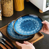 Starry Salad Plates Set of 4