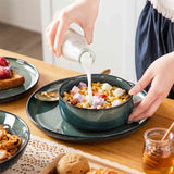 Starry Lipped-Edge 24 Piece Dinnerware Set