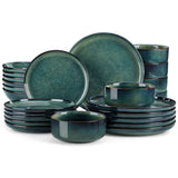 Starry Lipped-Edge 24 Piece Dinnerware Set
