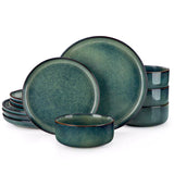 Starry Lipped-Edge 12 Piece Dinnerware Set