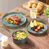 Starry Straight-Edge 12 Piece Dinnerware Set