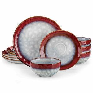 Starry 12 Piece Petite Stoneware Dinnerware Set