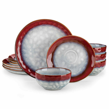 Starry 12 Piece Petite Dinnerware Set