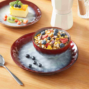Starry 12 Piece Petite Stoneware Dinnerware Set