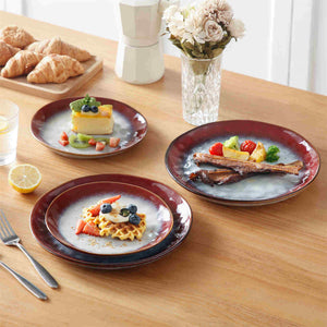Starry 12 Piece Petite Stoneware Dinnerware Set