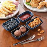 Stern Rectangular Dipping Bowls Set of 4