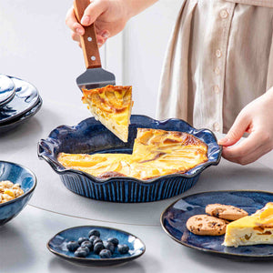 Stern Fluted Pie Pan - 1 or 2 Pieces Baking Dish