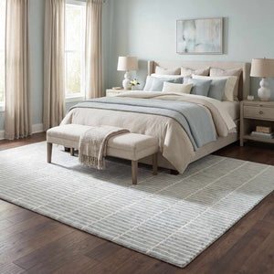 Finial Sage Wool Area Rug