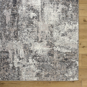 Velez 3D Rock Pattern Washable Rug