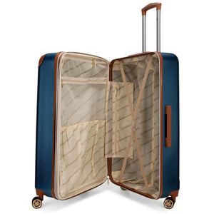 Vintage 3 Piece Expandable Retro Luggage Set