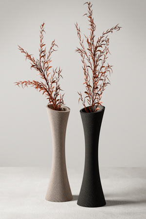 Spiral Rose Vase