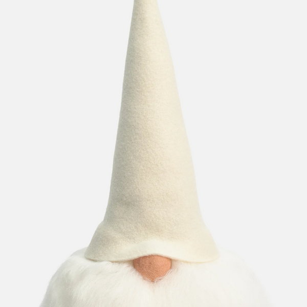 Tomte Gnome - Verner with Felt Cap (White)
