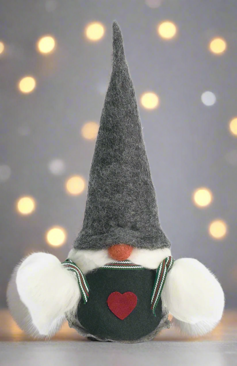Tomte Gnome - Viktoria (Grey Cap)