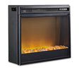 Entertainment Accessories Fireplace Insert Glass/Stone