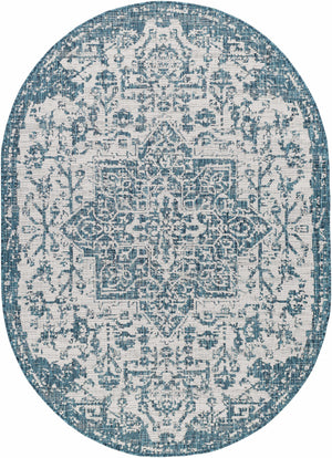 Teal Kilmacolm Indoor & Outdoor Area Rug - Clearance
