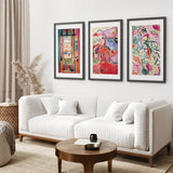 Set of 3 Henri Matisse Posters. Watercolor Landscape