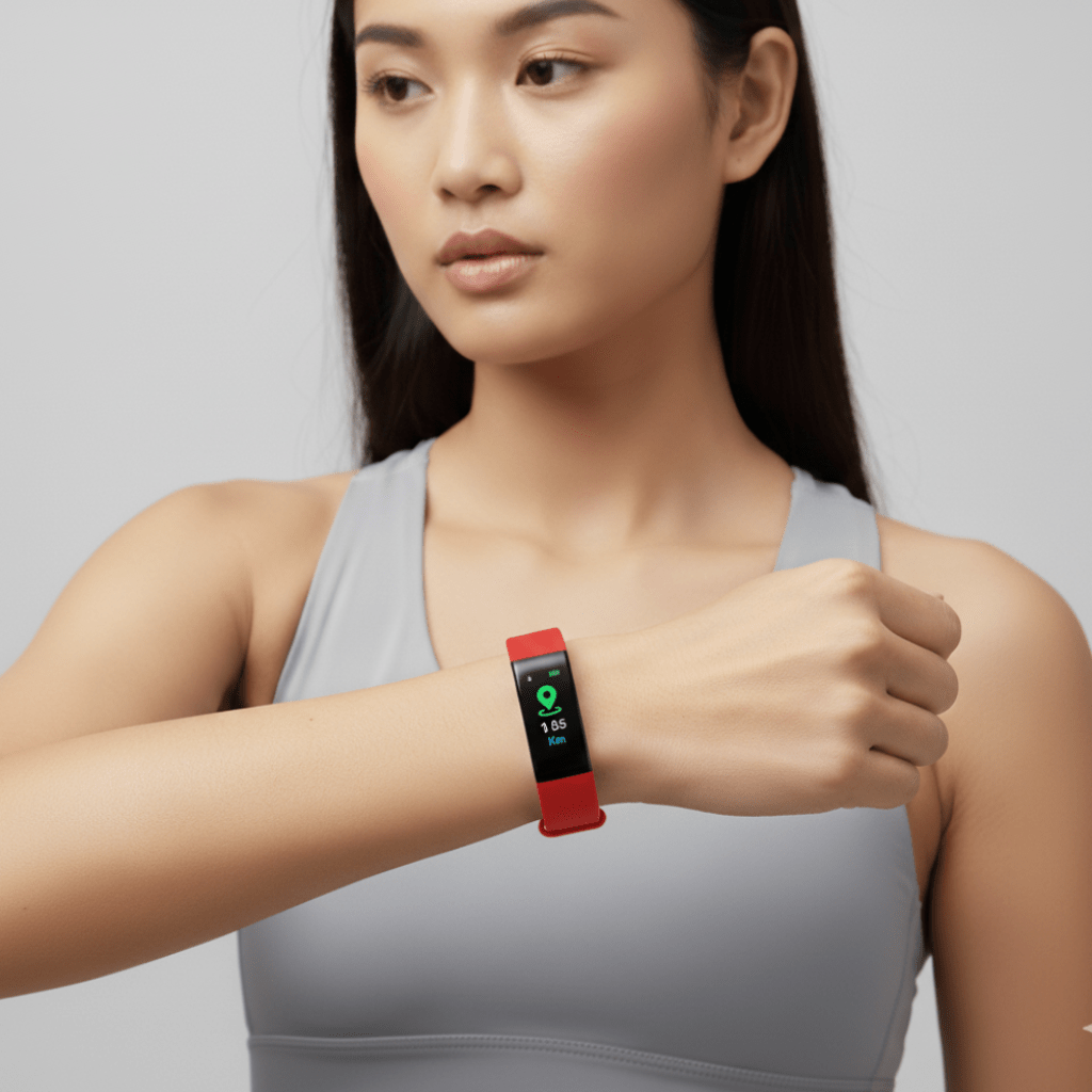 Fitness Tracker Watch with Heart Rate and Step Counter