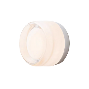 Nordic Acrylic Dimple LED Wall Sconce 1-Light 3-Color Adjustable
