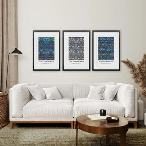 Trendy Neutral Art Set of 3 William Morris Decor