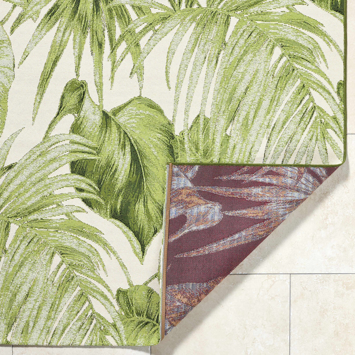 Amirah Green Area Rug