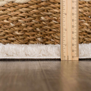 Apichu Beige Washable Area Rug