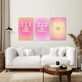Colourful Gradient Aura Angel Wall Decor