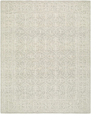 Yadid Gray Wool Area Rug