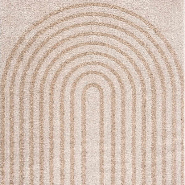 Yasuo Beige Washable Area Rug