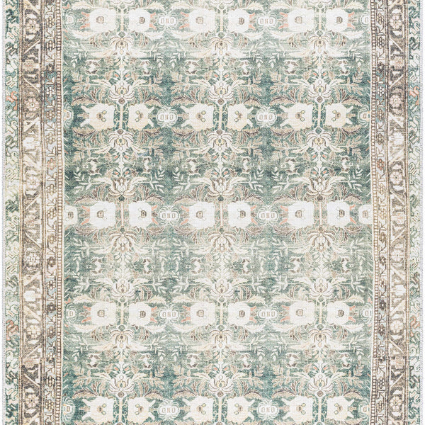 Acoose Vintage Flat Pile Washable Rug