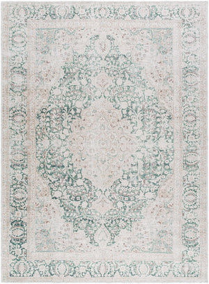 Yanis Vintage Flat Pile Washable Rug