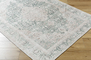 Yanis Vintage Flat Pile Washable Rug