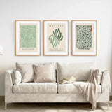 Sage Green Matisse Art Print Set of 3 Piece