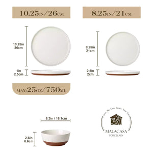 Zora 12 Piece Dinnerware Set