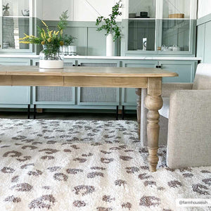 Zhen Pink Spots Leopard Rug - Clearance